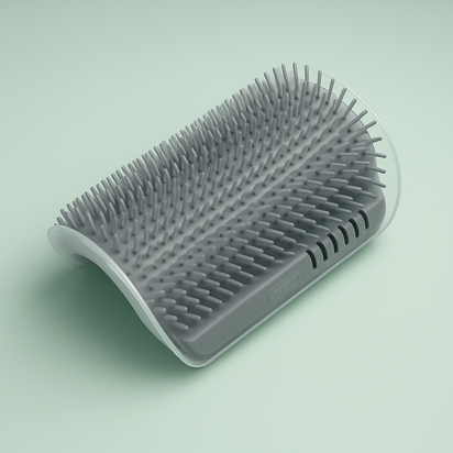 Bluboou - Premium Corner Cat Scratcher Massage Brush